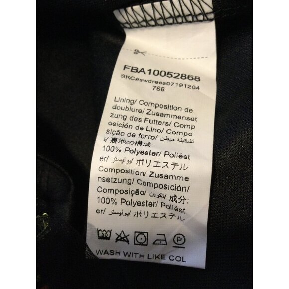 Black Floral Embroidered Dress Size M Long Mesh Sleeves Whimsigoth Fairygrunge - Picture 9 of 13